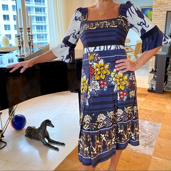 🎉HP🎉🇧🇷 DESIGNER ADRIANA BARRA MIDI DRE - Picture 10 of 16